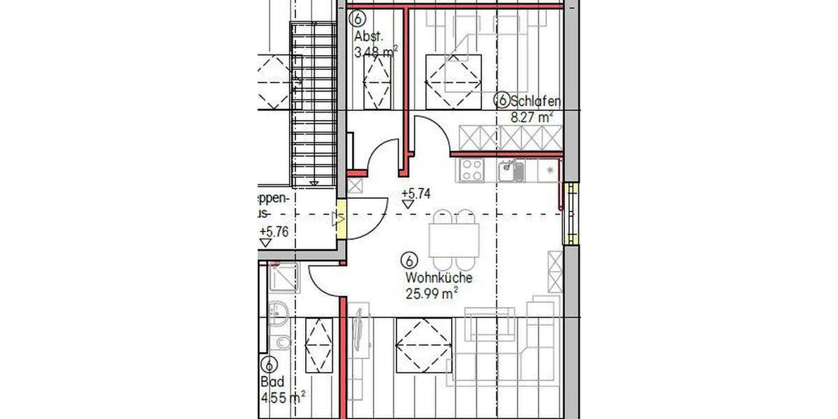 Etagenwohnung Unterwattenbach Unterwattenbach - 2 Zimmer, 42 m&sup2;, 635&euro; | Angebot:26048014