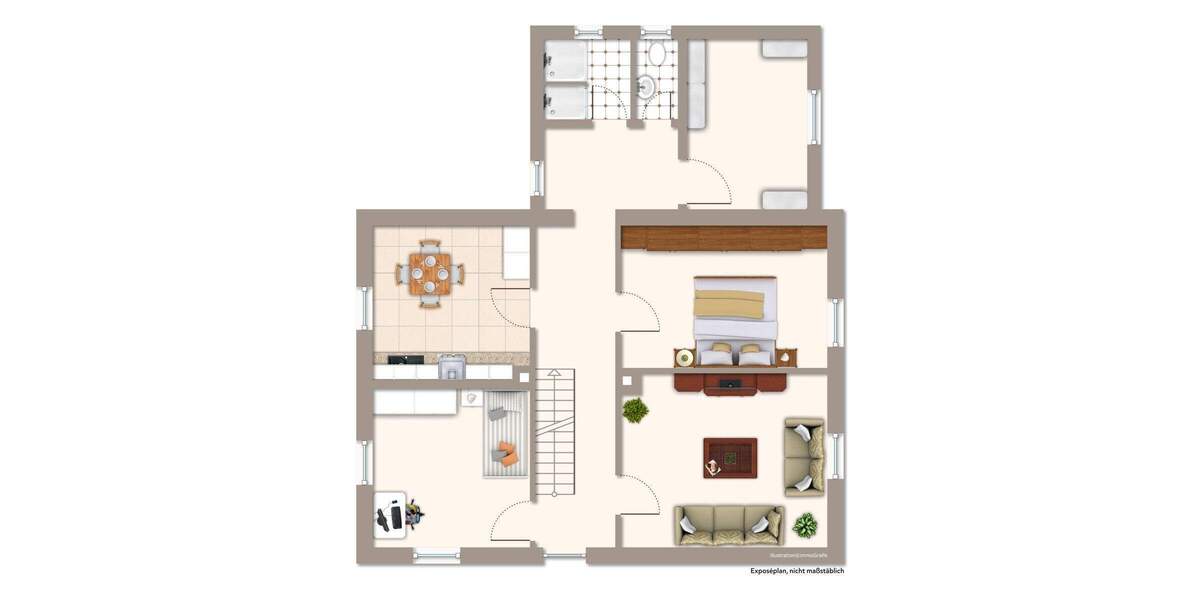 Einfamilienhaus Niederviehbach - 1 Zimmer, 228 m&sup2;, 448.000&euro; | Angebot:25665323