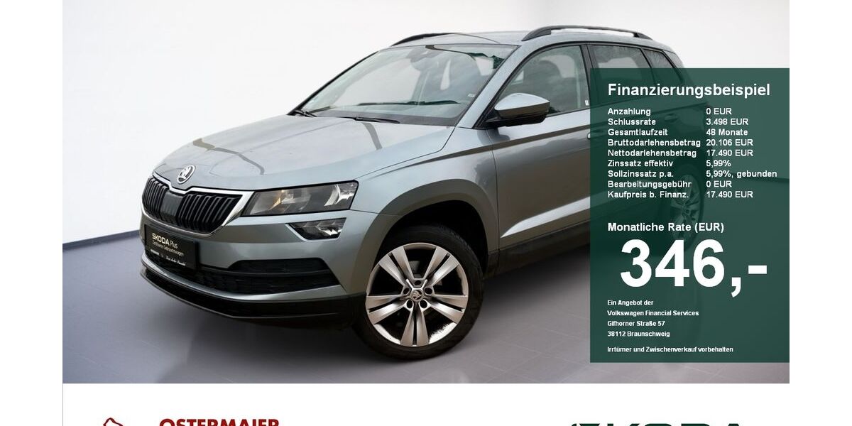 Skoda Karoq 103.920 km 17.490 &euro; Landshut 84034