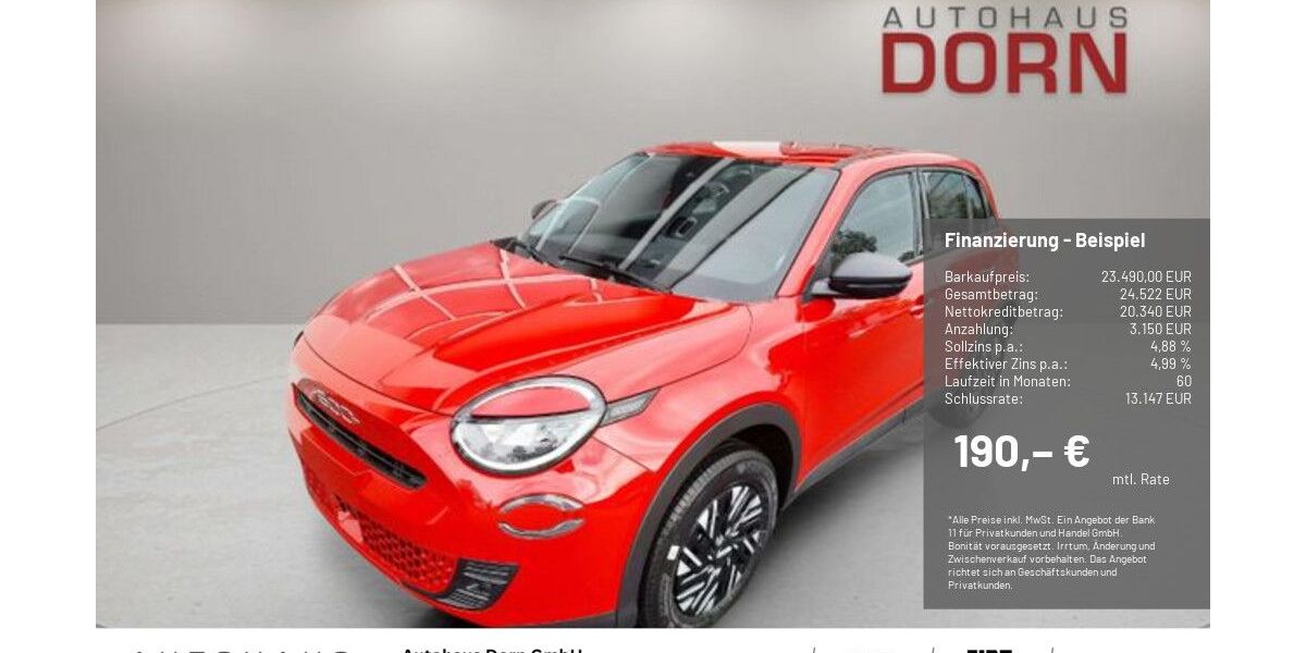 Fiat 600 2.700 km 23.490 &euro; Landshut 84030