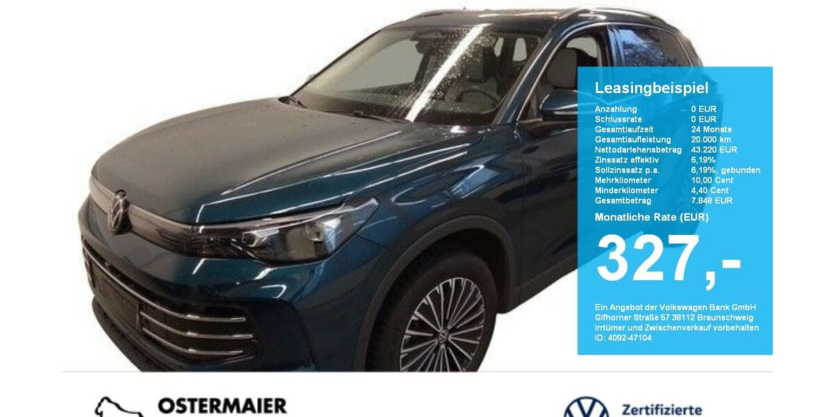 VW Tiguan 7.500 km 43.220 &euro; Vilsbiburg 84137