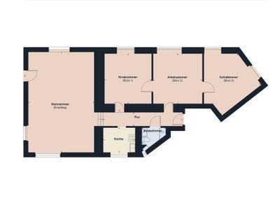 Etagenwohnung Ergolding - 4 Zimmer, 107 m&sup2;, 330.000&euro; | Angebot:26819300