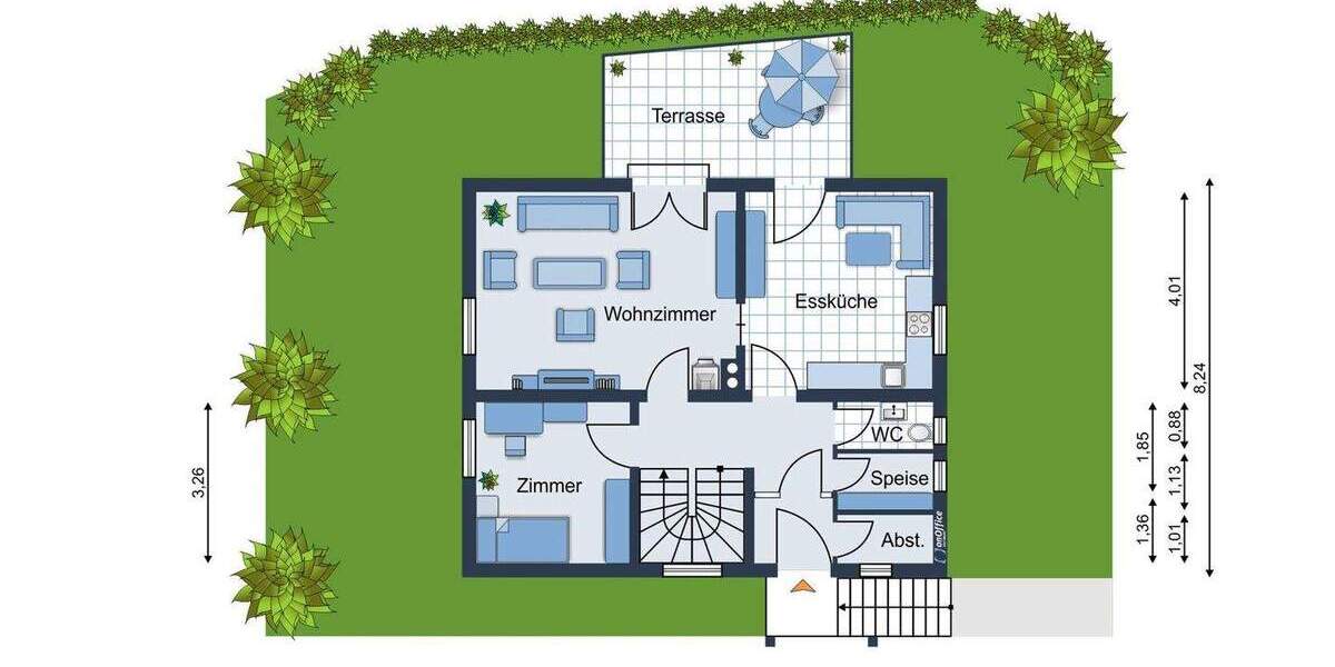 Einfamilienhaus Landshut Wolfgang - 5 Zimmer, 100 m&sup2;, 668.000&euro; | Angebot:25707288