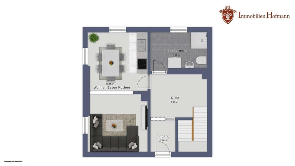 Erdgeschoßwohnung Wörth an der Isar - 3 Zimmer, 85 m&sup2;, 995&euro; | Angebot:26258944