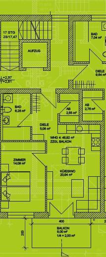 Etagenwohnung Baierbach - 2 Zimmer, 50 m&sup2;, 241.870&euro; | Angebot:25695621
