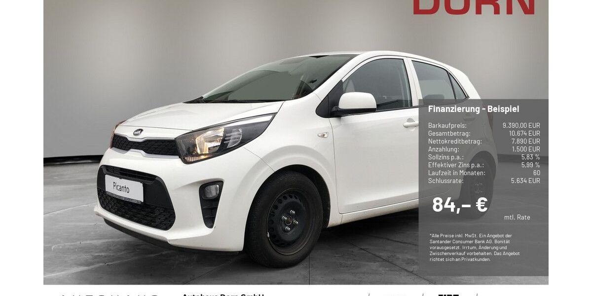 Kia Picanto 104.550 km 9.390 &euro; Landshut 84030