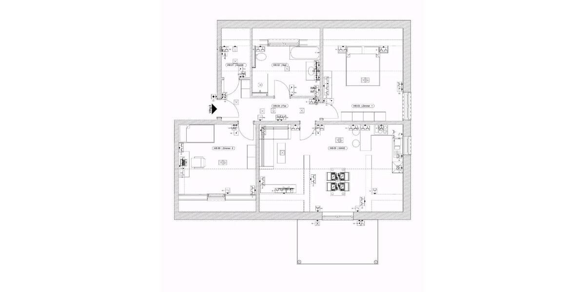 Dachgeschoßwohnung Niederviehbach - 3 Zimmer, 83 m&sup2;, 1.020&euro; | Angebot:25959653