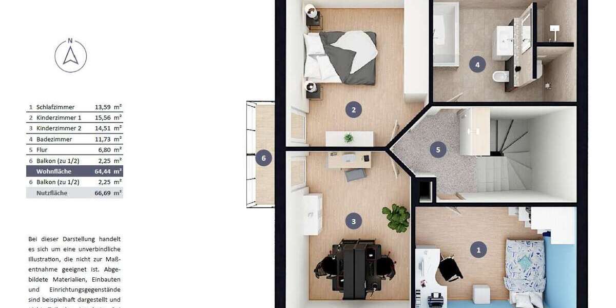 Neuwertige DHH in ruhiger Anliegerstraße | Kaminofen, Fußbodenheizung & Hobbyraum - Doppelhaushälfte Taufkirchen (Vils) | Angebot:22166188