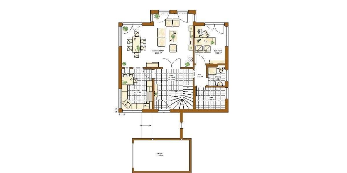 Einfamilienhaus Fraunberg - 5 Zimmer, 174 m&sup2;, 901.600&euro; | Angebot:25684849