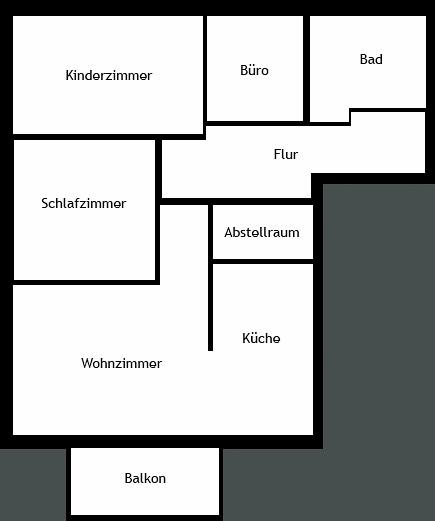 Etagenwohnung Bockhorn - 4 Zimmer, 102 m&sup2;, 1.950&euro; | Angebot:26398526