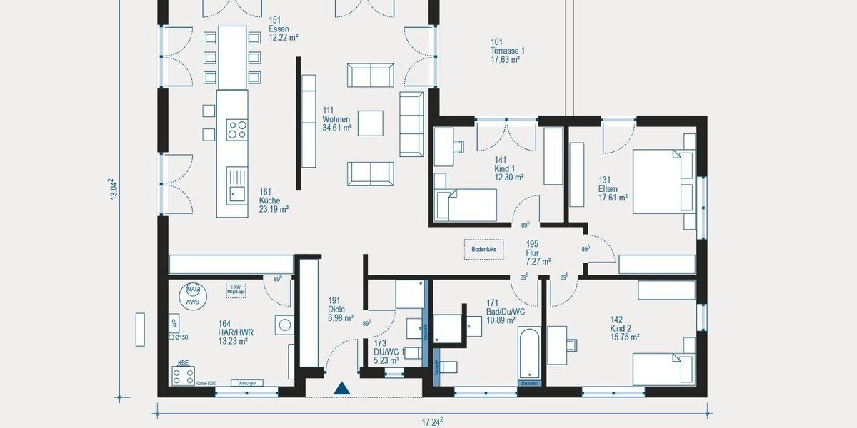 Traumhafter Bungalow auf einer Ebene nach Ihren Wünschen - ohne Grundstück - Bungalow Moosthenning | Angebot:27526951