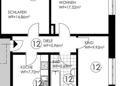 Wohnung Dingolfing - 3.5 Zimmer, 64 m&sup2;, 925&euro; | Angebot:26630174