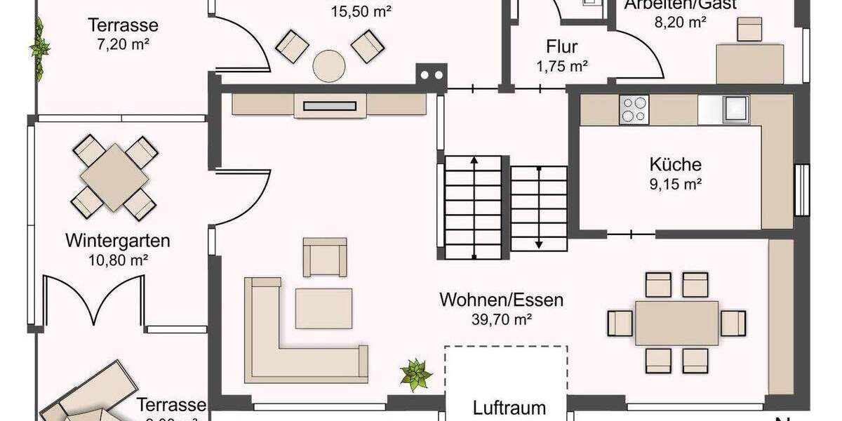 Einfamilienhaus Landshut Achdorf - 7 Zimmer, 182 m&sup2;, 670.000&euro; | Angebot:25669412