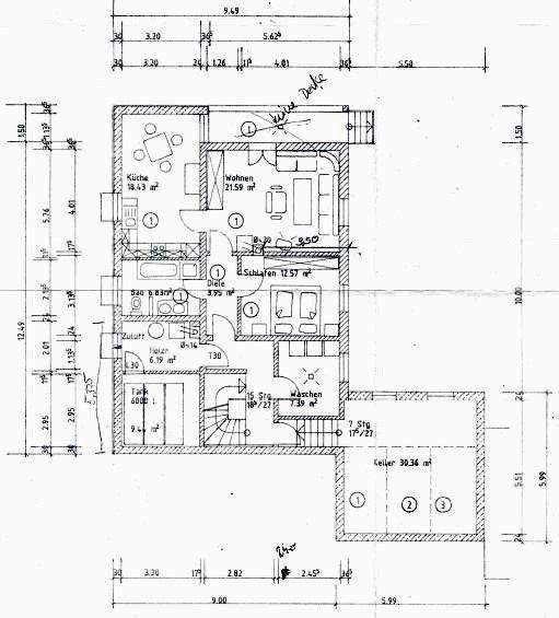 Terrassenwohnung Rudelzhausen - 3 Zimmer, 71 m&sup2;, 248.000&euro; | Angebot:25731046