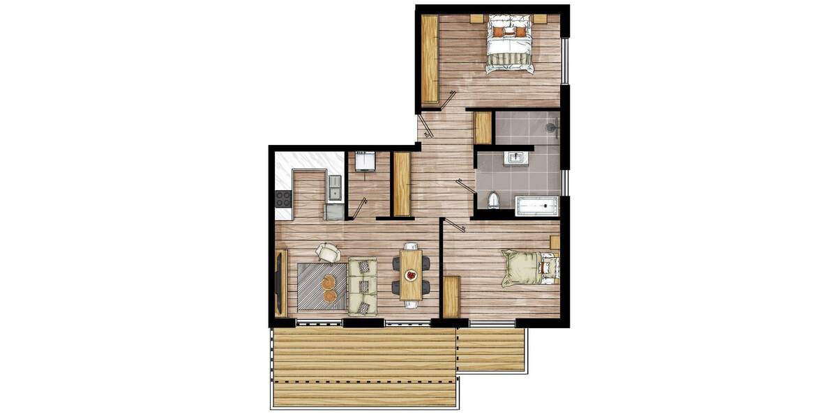 Etagenwohnung Landshut Berg - 3 Zimmer, 93 m&sup2;, 651.800&euro; | Angebot:25672311