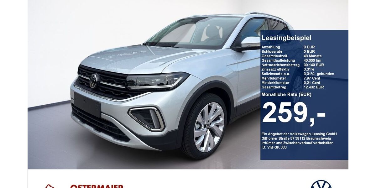 VW T-Cross 4.500 km 32.890 &euro; Vilsbiburg 84137