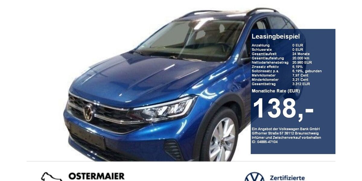 VW Taigo 6.570 km 20.980 &euro; Vilsbiburg 84137