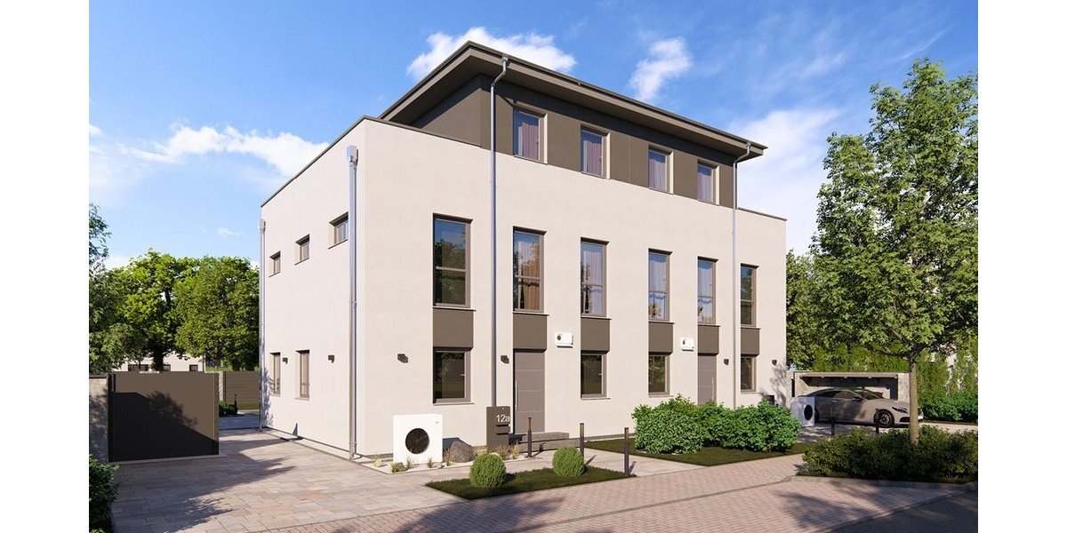 Großzügiges Mehrfamilienhaus Double 12 TF mit moderner Architektur - Doppelhaushälfte Geisenhausen | Angebot:27594640