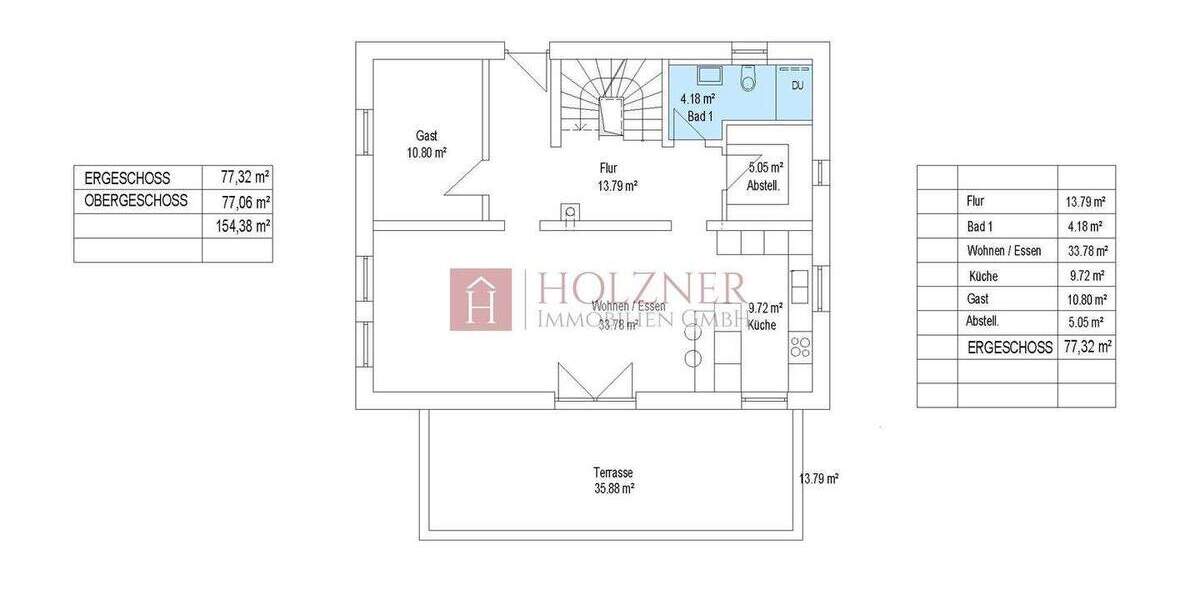 Einfamilienhaus Aham Loizenkirchen - 6 Zimmer, 154 m&sup2;, 1.800&euro; | Angebot:25748934