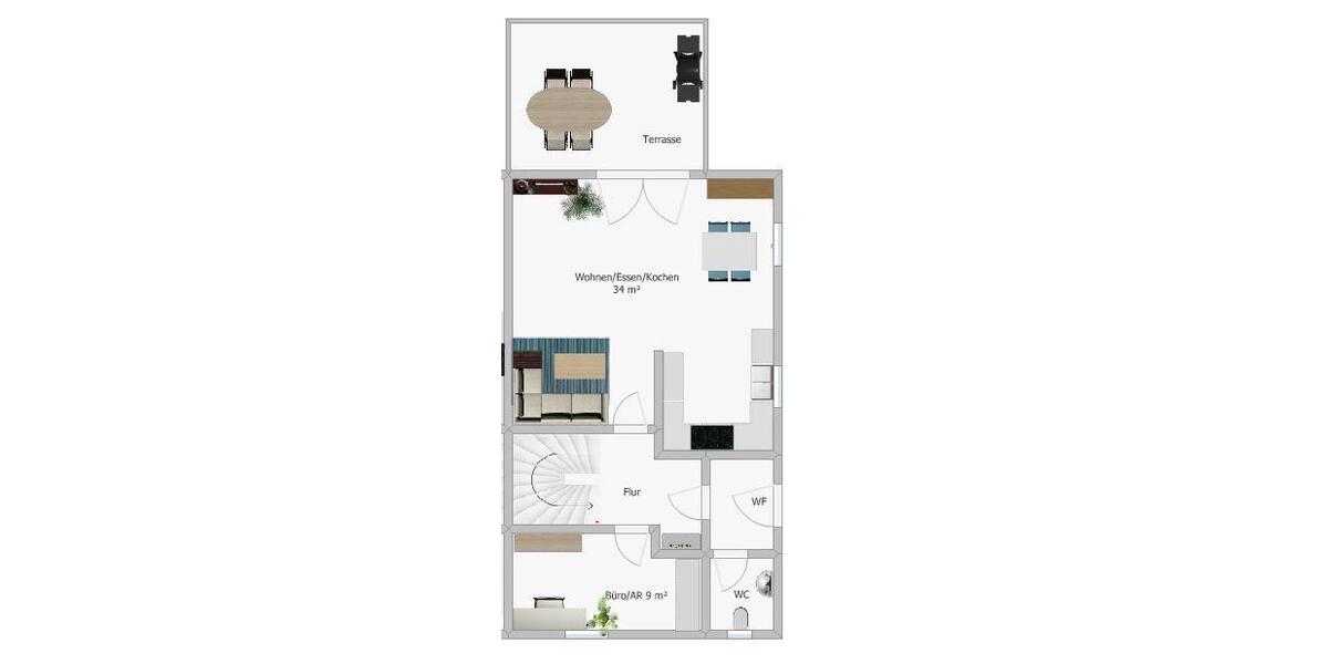 Doppelhaushälfte Geisenhausen - 6 Zimmer, 126 m&sup2;, 1.760&euro; | Angebot:25756178