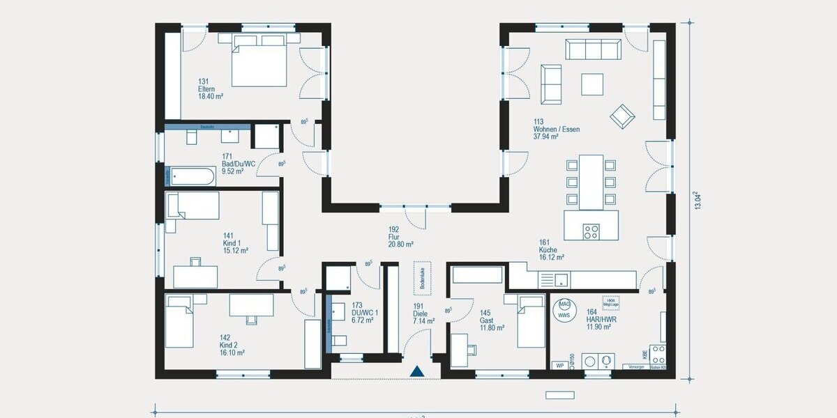 Bungalow Lifetime 8: Vielfältige Möglichkeiten dank einzigartigem Grundriss - Bungalow Bruckberg | Angebot:27594643