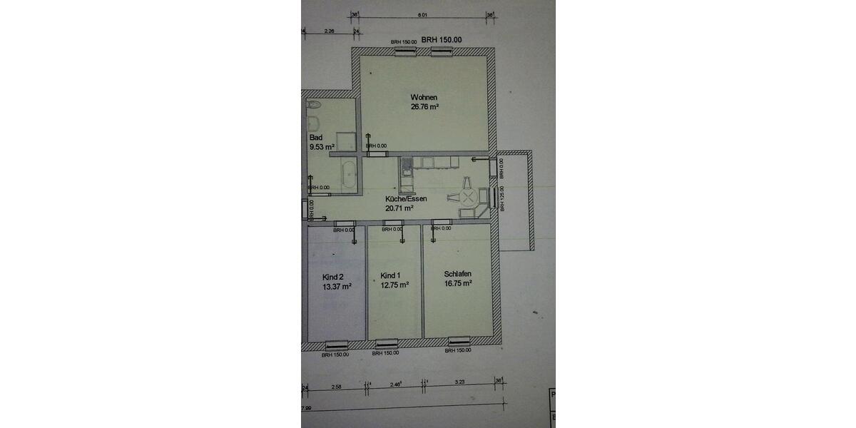 Etagenwohnung Dorfen - 4 Zimmer, 100 m&sup2;, 1.500&euro; | Angebot:25875109