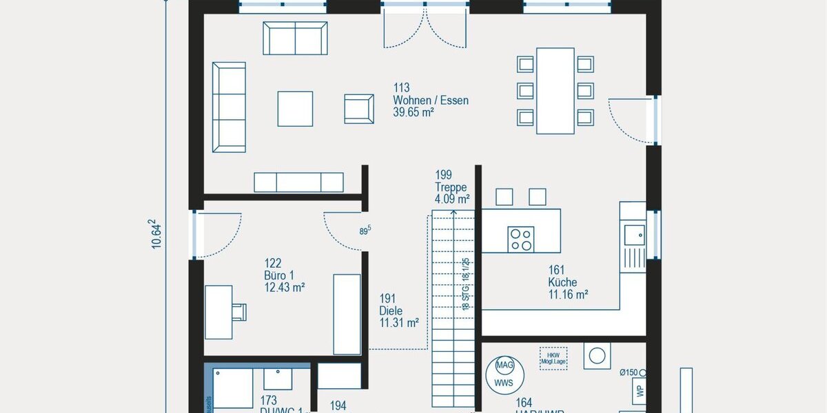Zweistöckiges Einfamilienhaus mit flexiblem Ausbau - Ihr individuelles Zuhause - Einfamilienhaus Rottenburg an der Laaber | Angebot:27459187