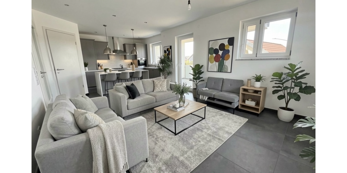 Etagenwohnung Essenbach - 3 Zimmer, 74 m&sup2;, 385.000&euro; | Angebot:26119639