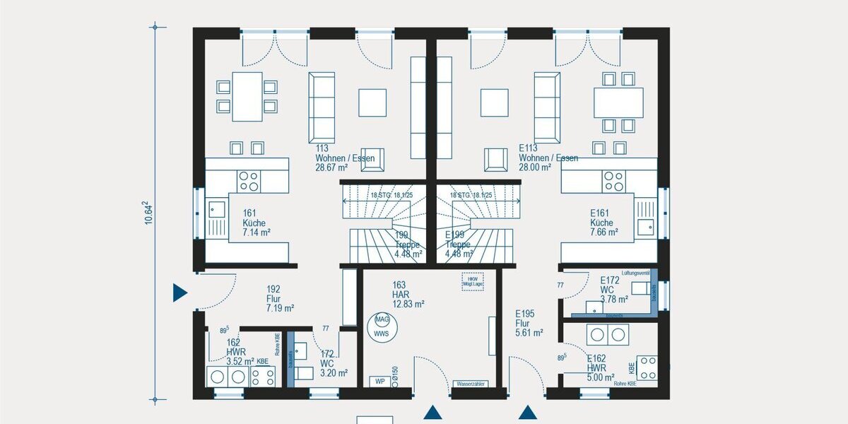 PURE HOME 5 - Viel Platz und Flexibilität für Ihre Familie inklusive Einliegerwohnung - Mehrfamilienhaus, Wohnhaus Landshut Hascherkeller | Angebot:27594638