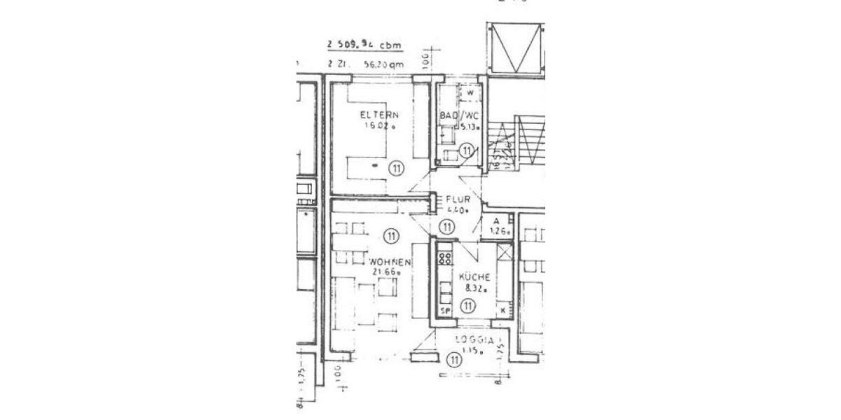Etagenwohnung Altdorf - 2 Zimmer, 56 m&sup2;, 159.000&euro; | Angebot:25892438