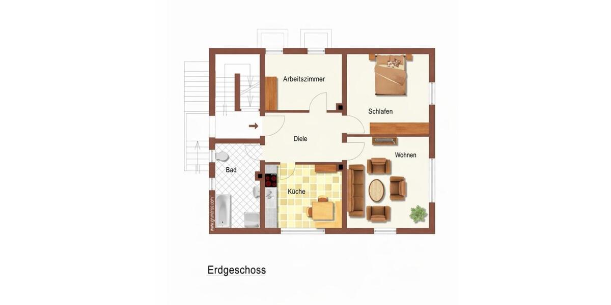 Hochparterre Rottenburg an der Laaber - 3 Zimmer, 75 m&sup2;, 650&euro; | Angebot:25935714
