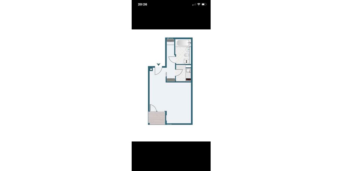 Hochparterre Landshut Landshut-West - 1.5 Zimmer, 37 m&sup2;, 245.000&euro; | Angebot:26693384